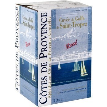 Ctes de Provence Cuve Golfe St-Tropez 13 10 l - Vins - champagnes - Promocash Angouleme