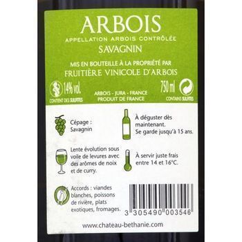 75 AOC ARBOIS SAVAGNIN MIL - Vins - champagnes - Promocash Roanne