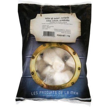 Noix de Saint-Jacques sans corail 1 kg - Surgels - Promocash Chateauroux