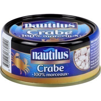 Crabe 100% morceaux 105 g - Epicerie Sale - Promocash Boulogne