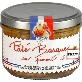 220G PATE AU PIMENT ESPELETTE - Epicerie Sale - Promocash Thonon