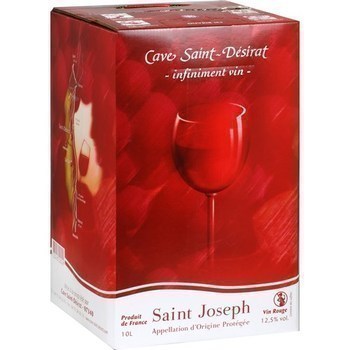 Saint Joseph Cave de Saint Desirat 12,5 10 l - Vins - champagnes - Promocash Bourgoin