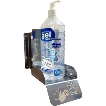 Support mural inox flacon gel hydroacoolique 720202 - Bazar - Promocash Promocash Morzine