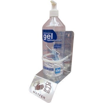 Support inox flacon gel hydro 720204 - Bazar - Promocash Saint-Di