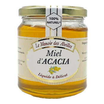 350G MIEL ACACIA MANOIR ABEILL - Epicerie Sucre - Promocash Cherbourg