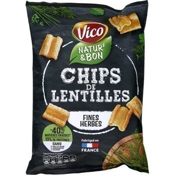 Chips de lentilles fines herbes 85 g - Epicerie Sucre - Promocash Rouen