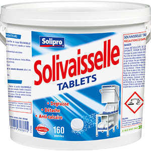 Pastilles de lavage Solivaisselle Tablets x160 - Carte Hygine  - Promocash Rouen