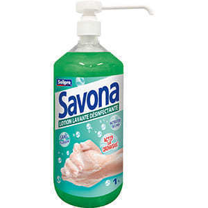 Pompe savon gel dsinfectant 1 l - Hygine droguerie parfumerie - Promocash 
