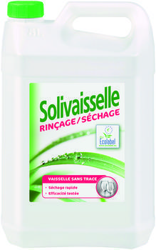 5L LIQ RINC/SECH SOLIVAISSELL - Carte Hygine  - Promocash Guret