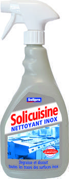 Nettoyant SOLI INOX - le flacon de 750 ml - Carte Hygine  - Promocash Aix en Provence