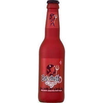 BIERE LA BELZEBUTH ROUGE  - LA BOUTEILLE 33 CL VERRE PERDU - Brasserie - Promocash Thionville