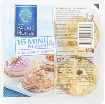 135G 16 MINI BLINIS - Saurisserie - Promocash Villefranche