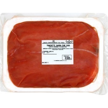 Tranchette saumon fum 500 g - Saurisserie - Promocash 