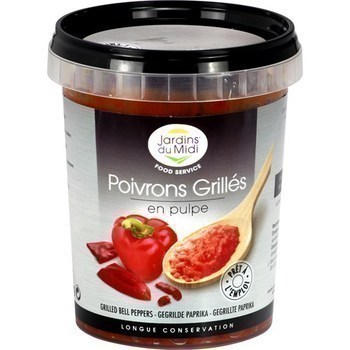 Poivrons grills en pulpe 450 g - Fruits et lgumes - Promocash Granville