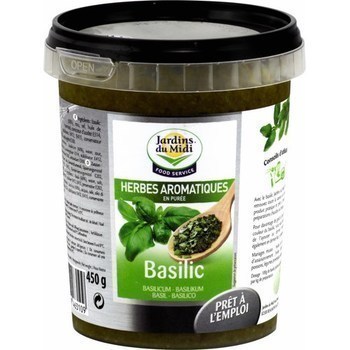 Basilic en pure 450 g - Fruits et lgumes - Promocash LA FARLEDE