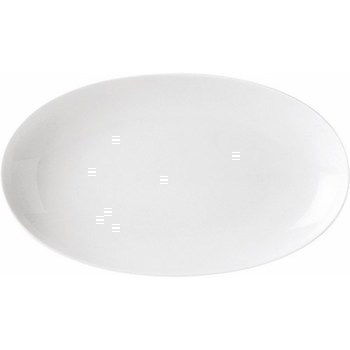 Assiette ovale Fineo 25x14,5 050493 - Bazar - Promocash Dunkerque