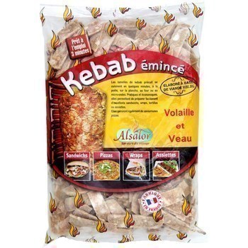 Kebab minc volaille et veau 850 g - Surgels - Promocash Auch