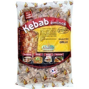 Kebab minc volaille/veau 850 g - Surgels - Promocash Prigueux