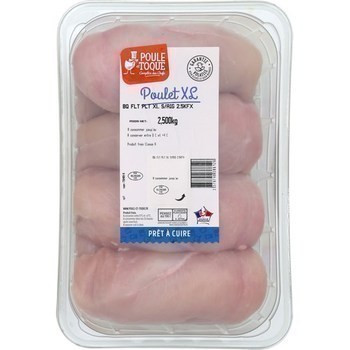 Filets poulet XL S/AIG 2,5 kg - Boucherie - Promocash Bergerac