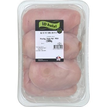 Filets de poulet halal 2,5 kg - Boucherie - Promocash PROMOCASH VANNES