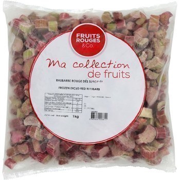 Rhubarbe rouge ds 1 kg - Surgels - Promocash Le Pontet