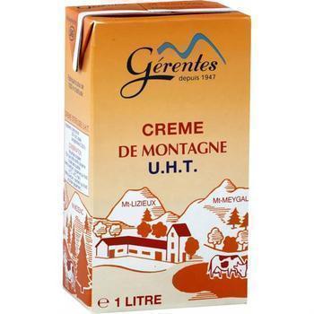 1L CREME UHT MONTAGNE 35% - Crmerie - Promocash Valence