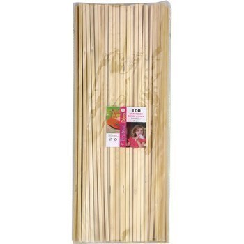 Btons de barbe  papa bambou 35 cm x100 - Bazar - Promocash Le Pontet