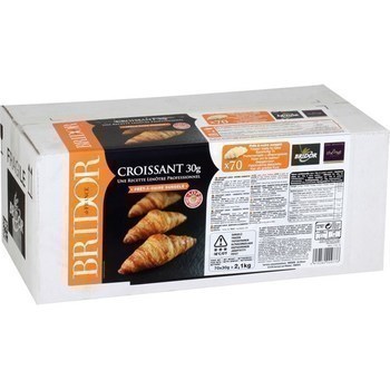 Croissant 30 g Prt  cuire surgel 70x30 g - Surgels - Promocash Albi