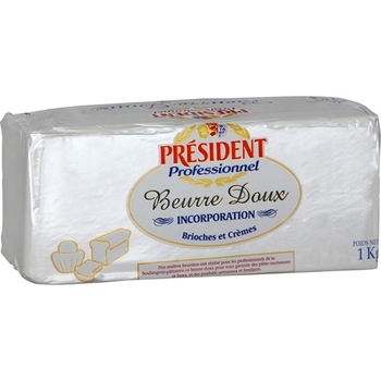 Beurre doux Incorporation brioches et crmes - Professionnel - Crmerie - Promocash Dax