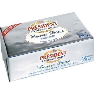 Plaque de beurre doux professionnel 500 g - Crmerie - Promocash Thionville