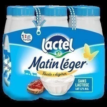 6X50CL MATIN LEGER 1,2% LACTEL - Crmerie - Promocash Melun