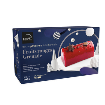 600G BUCHE TRAD FRUITS ROUGES - Surgels - Promocash Rouen