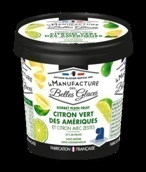 78G SORBET PLEIN FRUIT CITRON - Surgels - Promocash Colmar