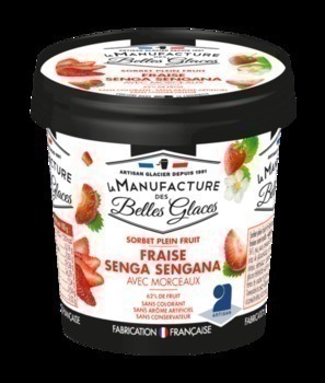 78G SORBET FRAISE SENGA SENGAN - Surgels - Promocash Orleans