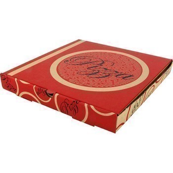 Boite  pizza Kraft brun 29x29x3,5 cm -  - Promocash Vichy