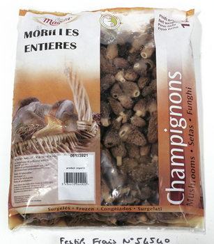 Champignons morilles entires 1 kg - Surgels - Promocash Lons le Saunier