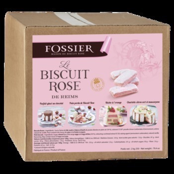 250G SCHT BISCUIT ROSE FOSSIER - Epicerie Sucre - Promocash Libourne