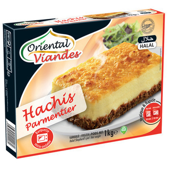 Hachis Parmentier halal 1 kg - Surgels - Promocash Clermont Ferrand