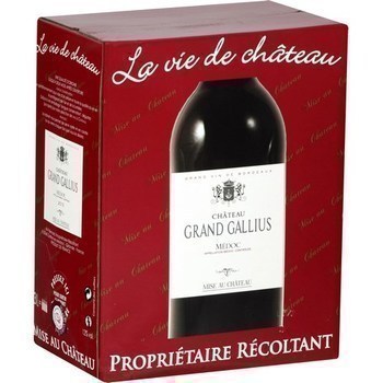 Mdoc Chteau Grand Gallius 12 3 l - Vins - champagnes - Promocash Aix en Provence