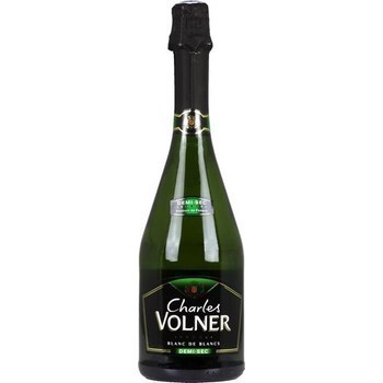 Blanc de Blancs demi-sec Charles Volner 12° 75 cl - Vins - champagnes - Promocash Aurillac