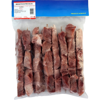 Brochettes de porc - Surgels - Promocash Bthune