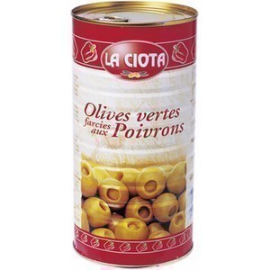 Olives farcies aux poivrons LA CIOTAT - la boite 2/1 - Epicerie Sale - Promocash Barr