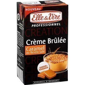 Crme brle caramel au beurre sal - Crmerie - Promocash Chateauroux