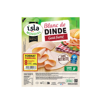 225G BLC DE DINDE FUME 8 TR - Charcuterie Traiteur - Promocash Grenoble