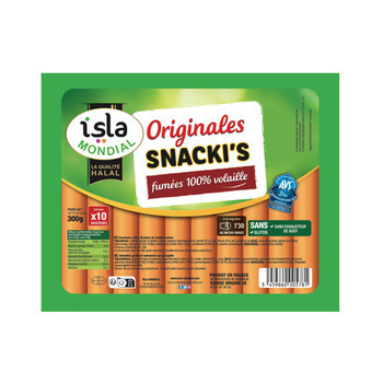 300G ORIGINALES SNACKIS HALAL - Charcuterie Traiteur - Promocash Gap