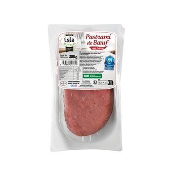 300G PASTRAMI TRANCHE HALAL - Charcuterie Traiteur - Promocash PUGET SUR ARGENS