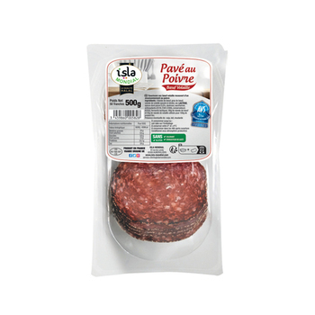 500G PAVE POIVRE TRANCHE HALAL - Charcuterie Traiteur - Promocash Fougres