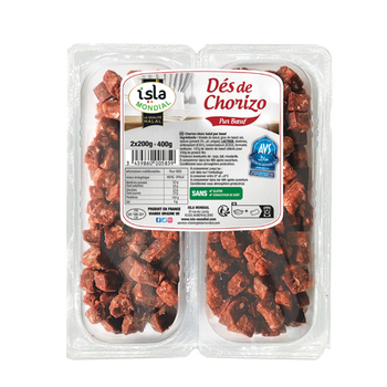 DES DE CHORIZO PUR BOEUF 2X200 - Charcuterie Traiteur - Promocash Bourg Saint Maurice