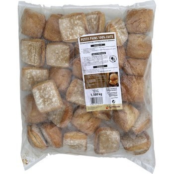 Petits pains 100% cuits x30 - Surgels - Promocash Rouen