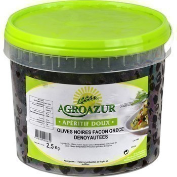 Olives noires faon Grce dnoyautes 2,5 kg - Fruits et lgumes - Promocash Strasbourg